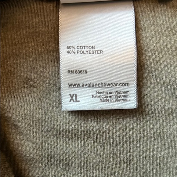 Avalanche Olive Quilted Sweatshirt - Picture 5 of 7